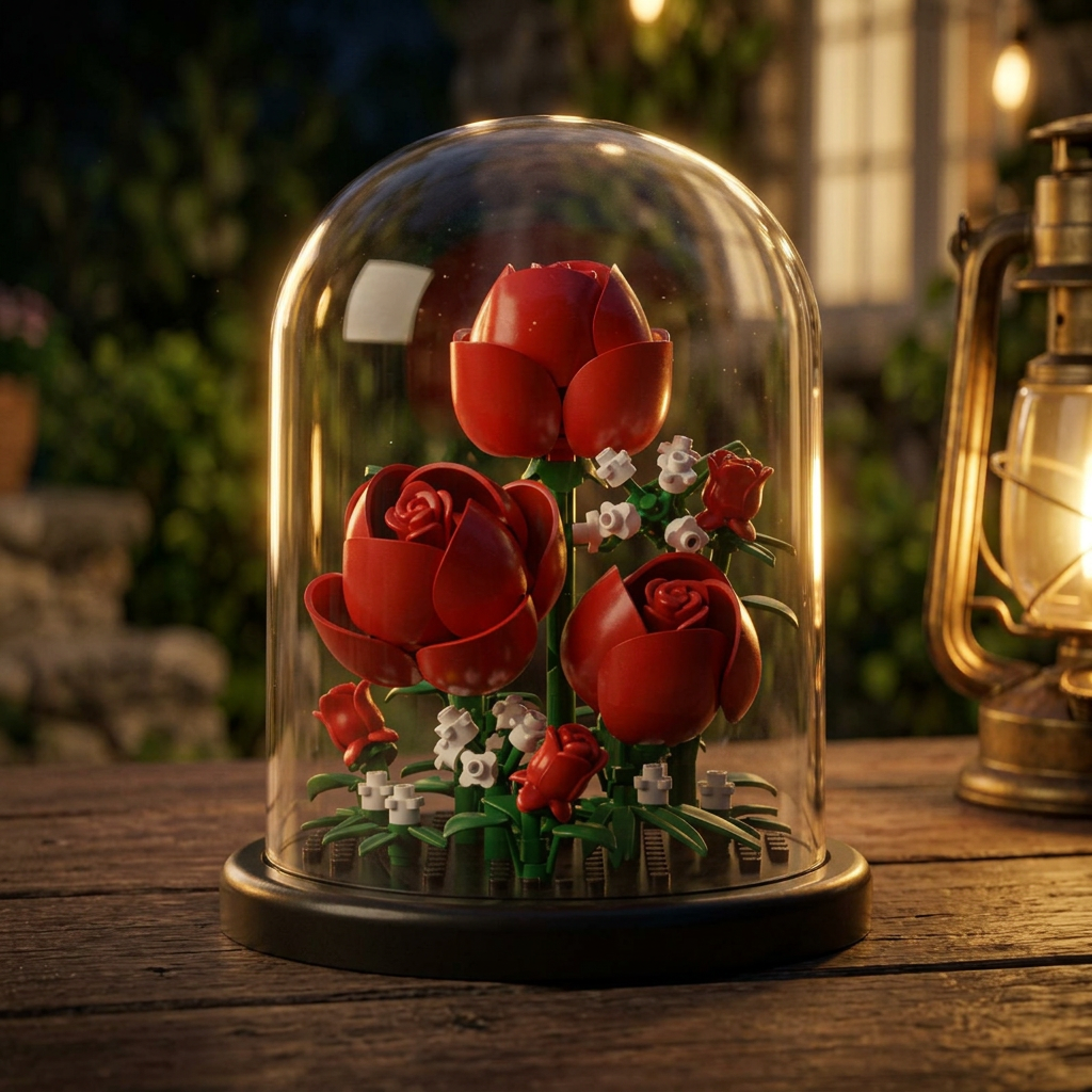 Redoma de Rosas (151 pe&ccedil;as)