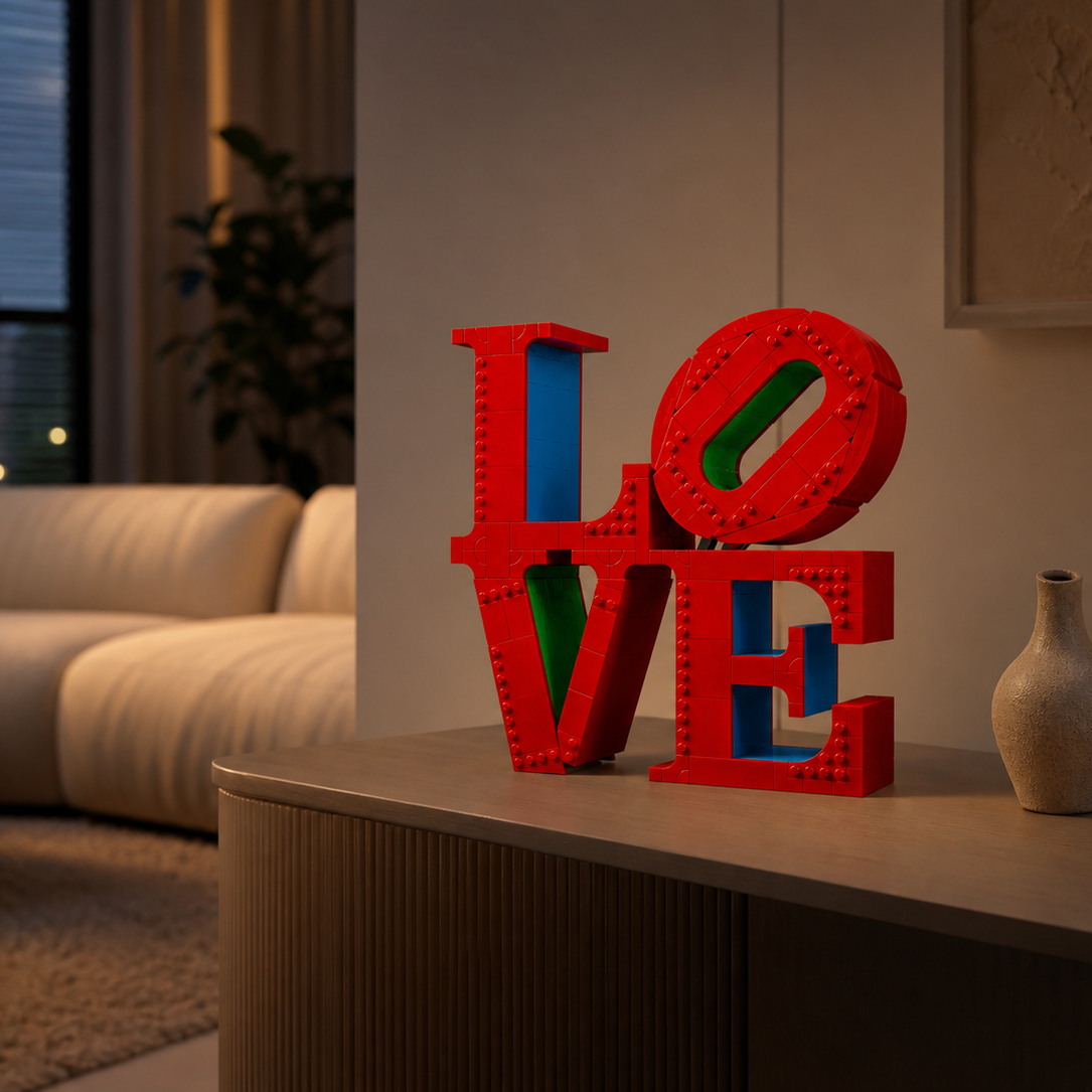 Escultura LOVE (791 pe&ccedil;as)