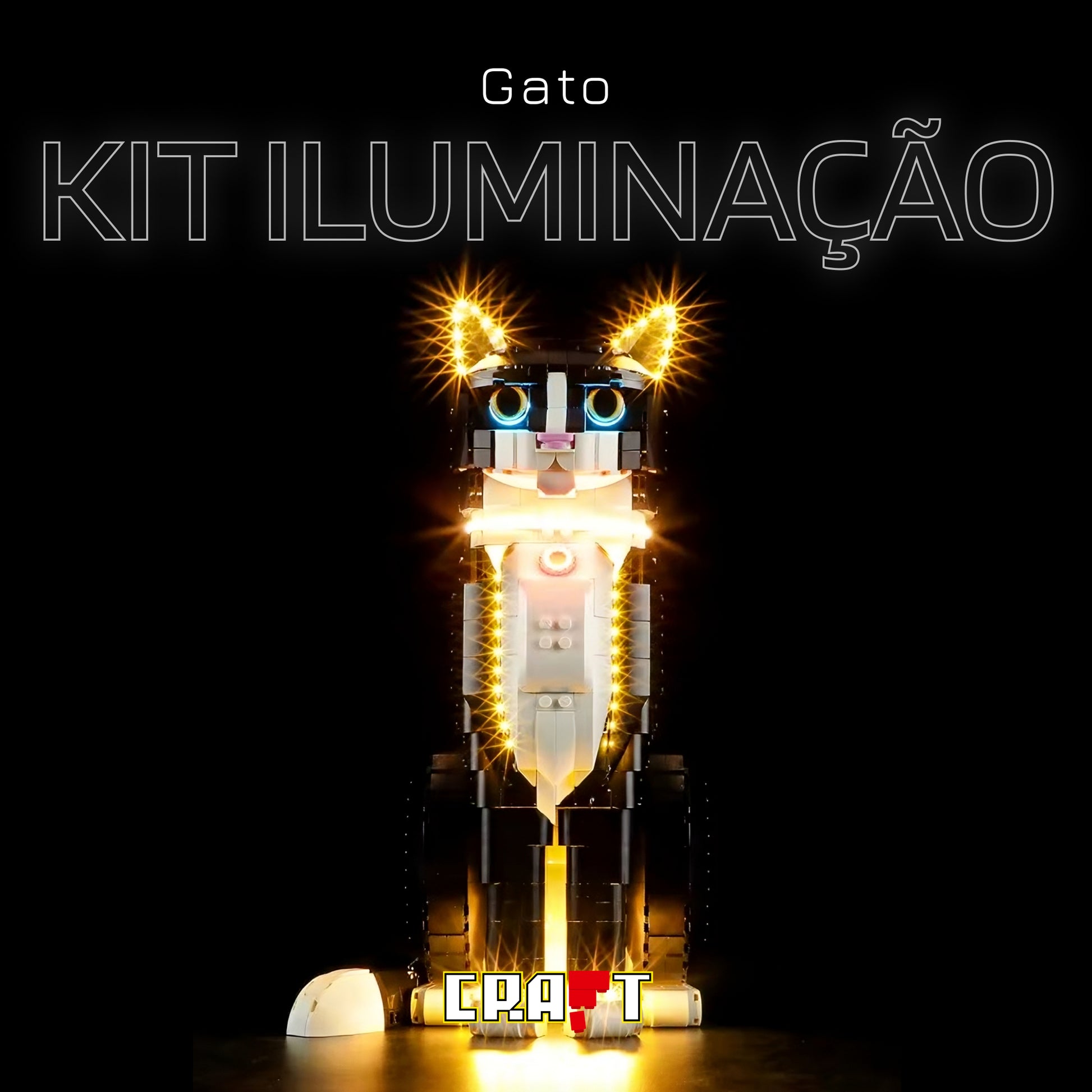 Kit de Ilumina&ccedil;&atilde;o para o Gato de Smoking (1710 pe&ccedil;as)