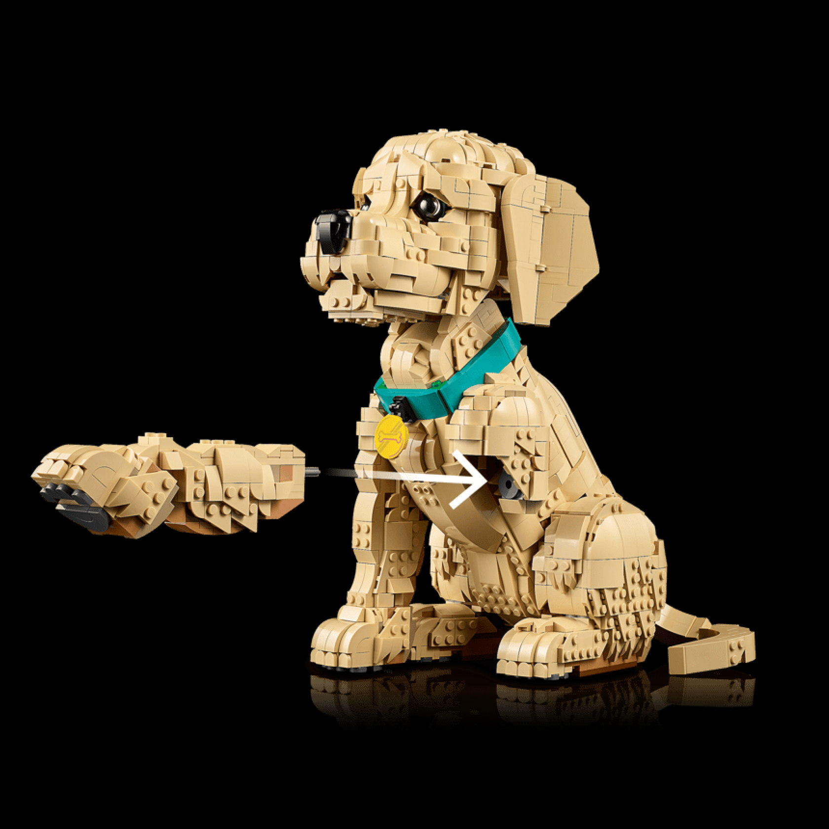 Cachorrinho Golden Retriever (2102 pe&ccedil;as)
