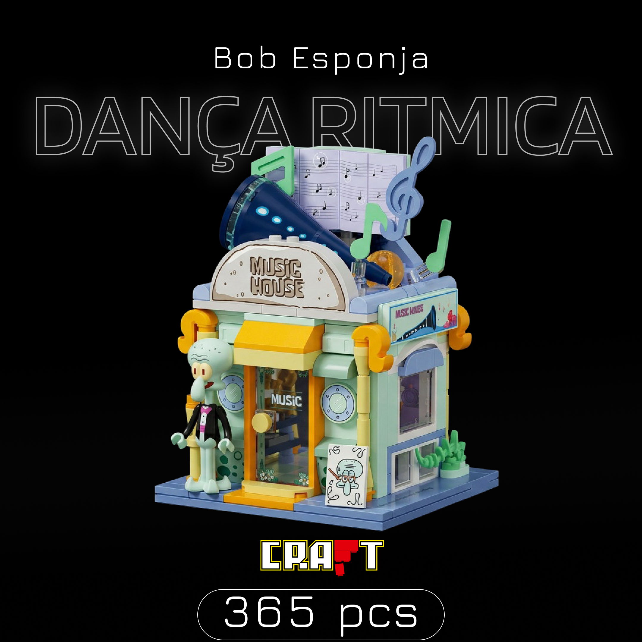 Bob Esponja - A Dança Rítmica (365 peças)