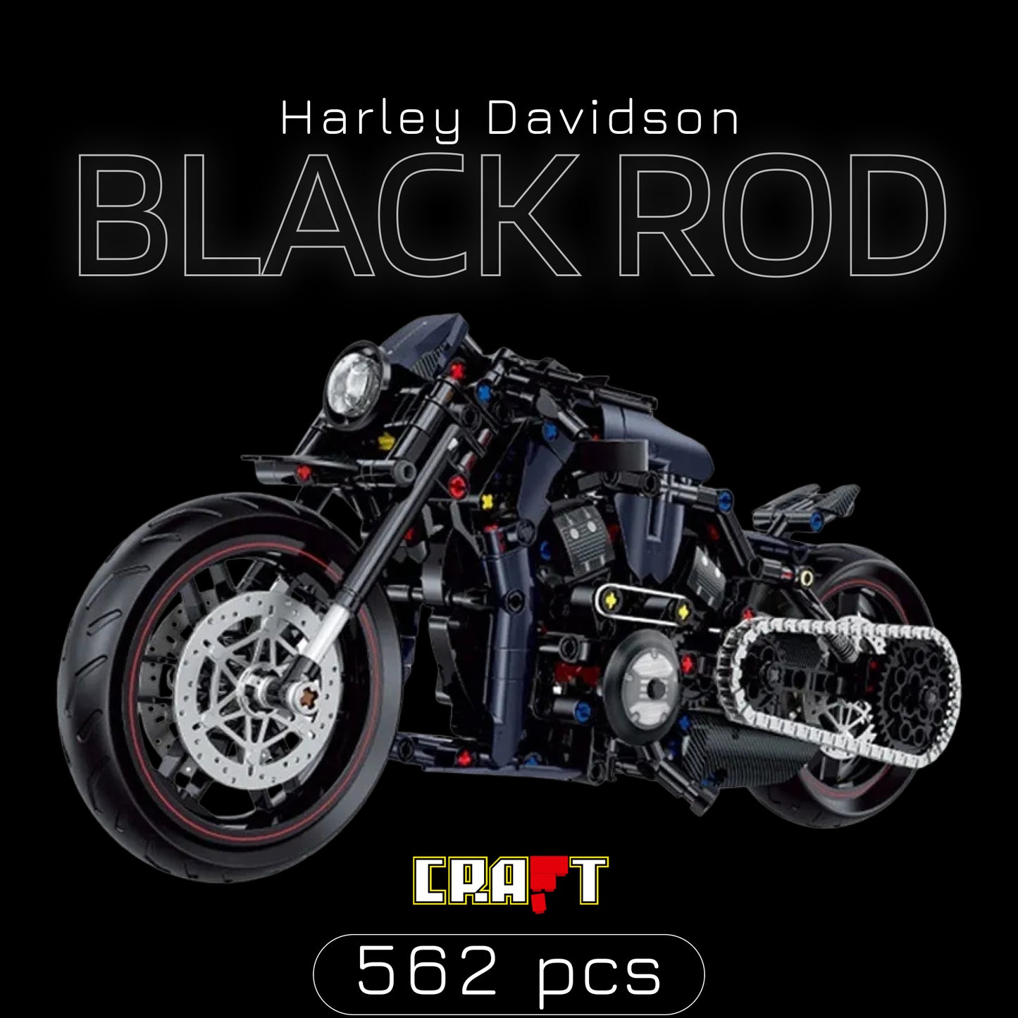 Harley Davidson Black Rod (562 pe&ccedil;as)