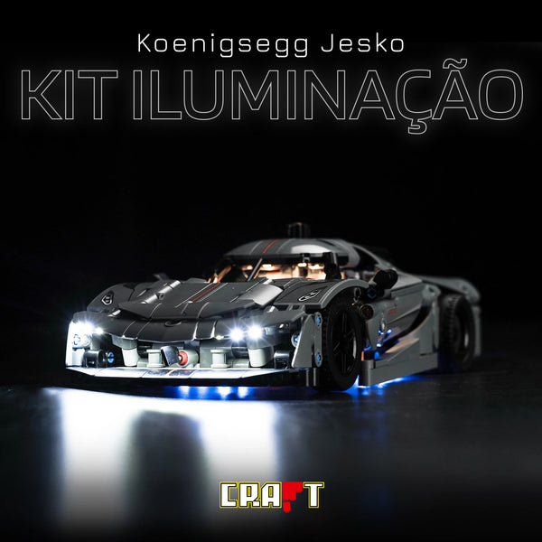 Kit de Iluminação para o Hypercar Koenigsegg Jesko