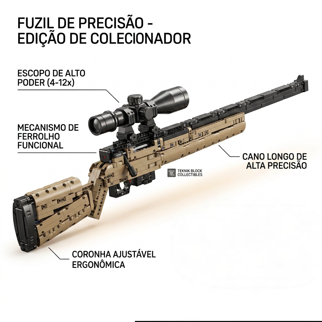 Fuzil de Precis&atilde;o M24 (1086 pe&ccedil;as)