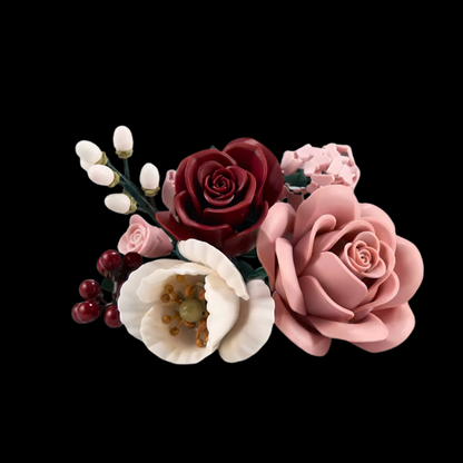 Buqu&ecirc; Rosa Blush (834 pe&ccedil;as) - Brics Craft