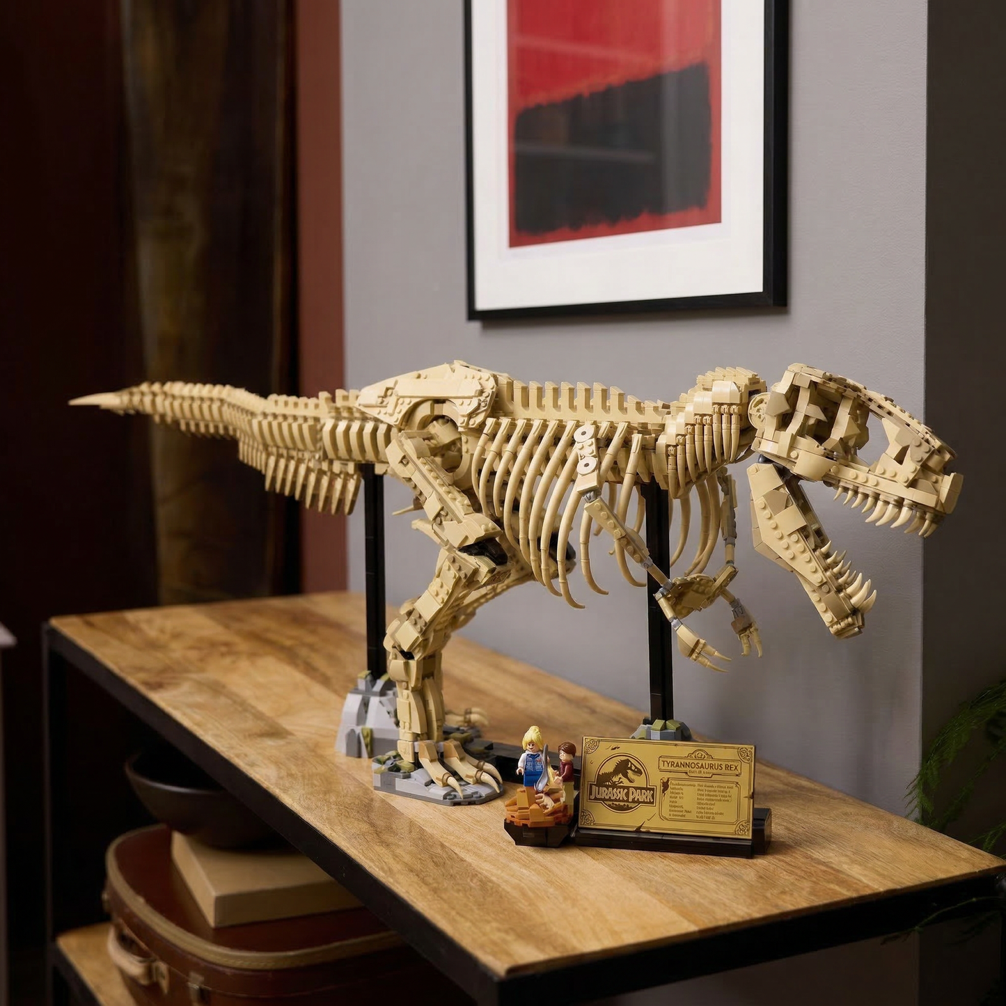 F&oacute;ssil do Tiranossauro Rex - Jurassic Park (3145 pe&ccedil;as)