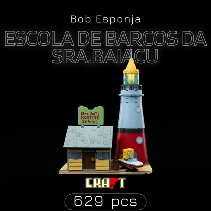 Bob Esponja - Escola de Barcos da Sra. Baiacu (629 pe&ccedil;as)