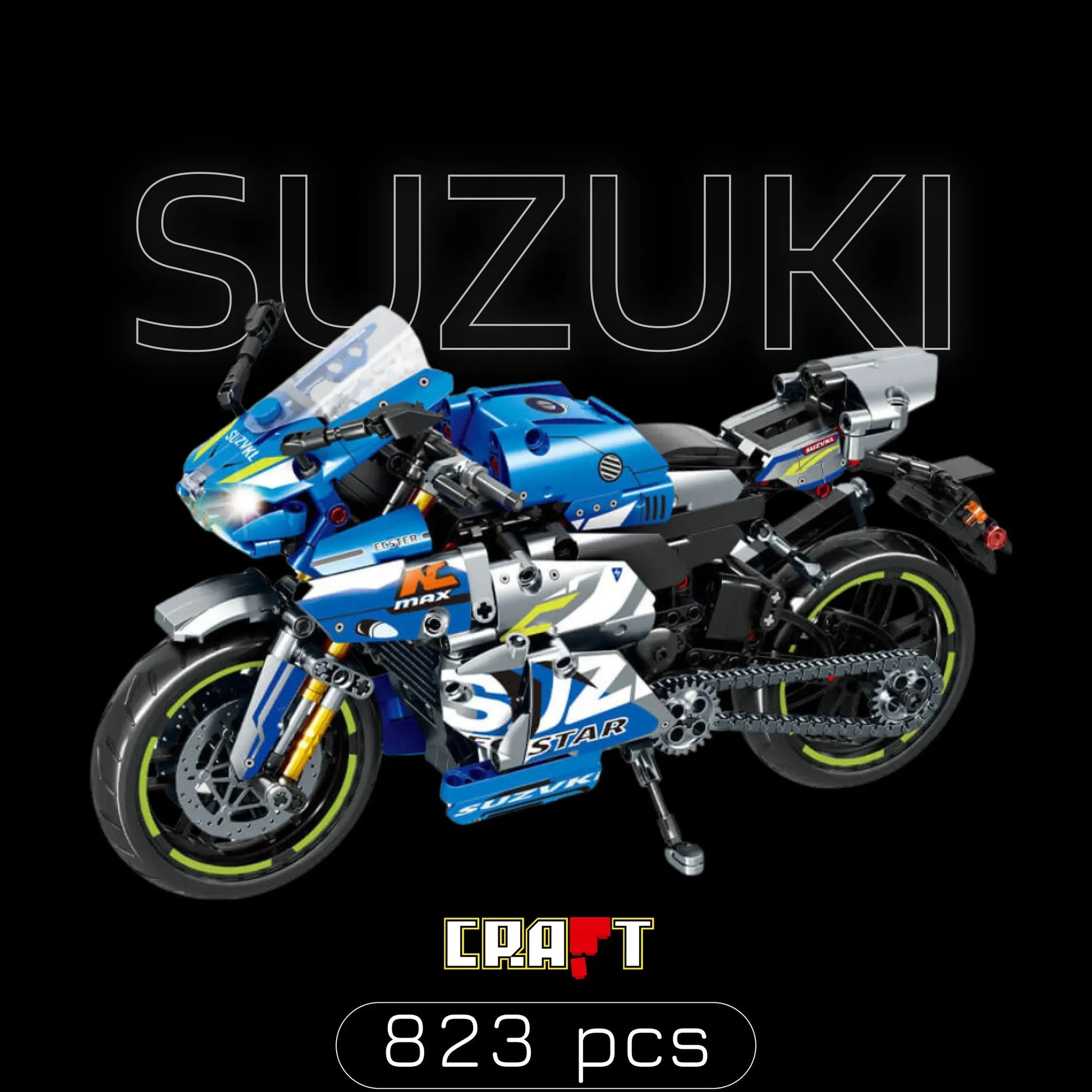 Suzuki GSX-R (823 p&ccedil;s) - Brics Craft