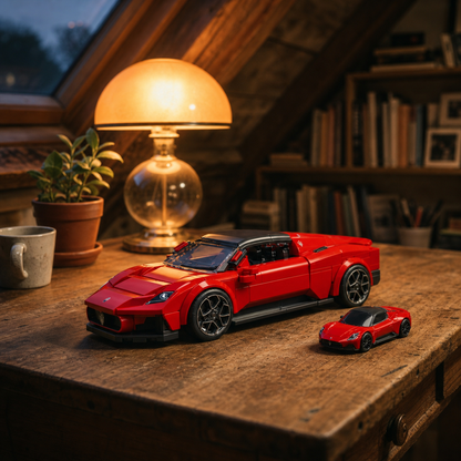 Hot Wheels Maserati MC20 (250 pcs) &mdash; 01 ambiente escritorio sotao