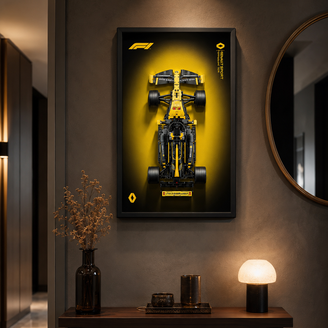 Quadro Fosco para a F&oacute;rmula-1 Renault