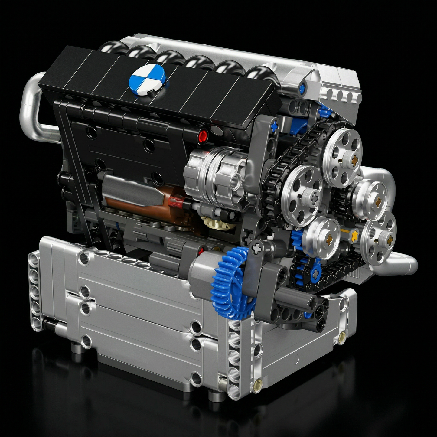 Motor S55 Inline-6 (744 pe&ccedil;as)