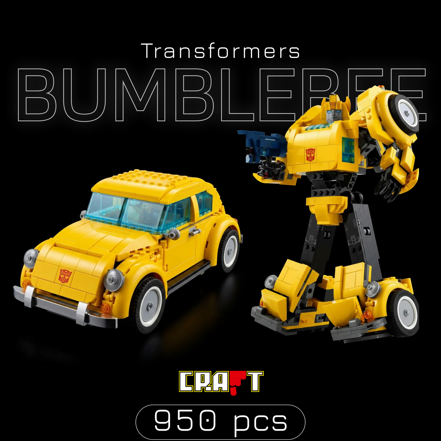 Transformers Bumblebee (950 pe&ccedil;as)