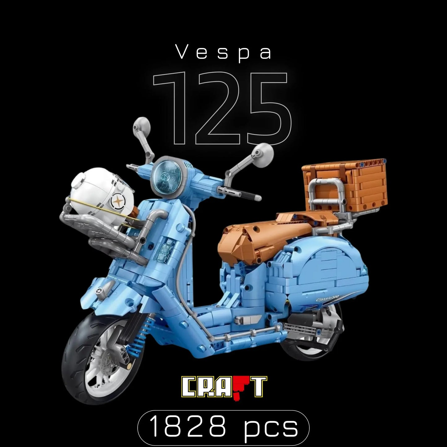 Vespa 125 1828 pcs - Brics Craft
