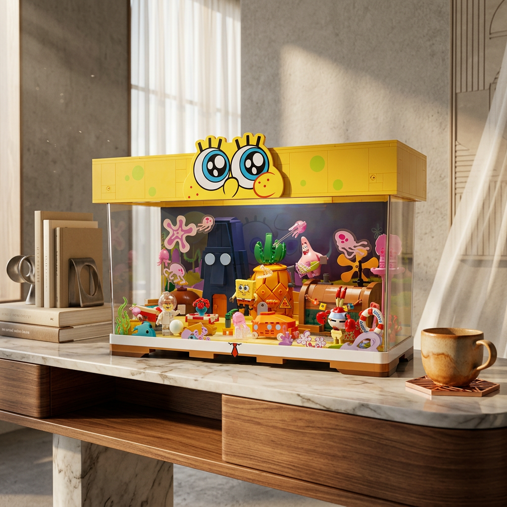 Bob Esponja - Praia da Fenda do Biquini (1140 pe&ccedil;as)