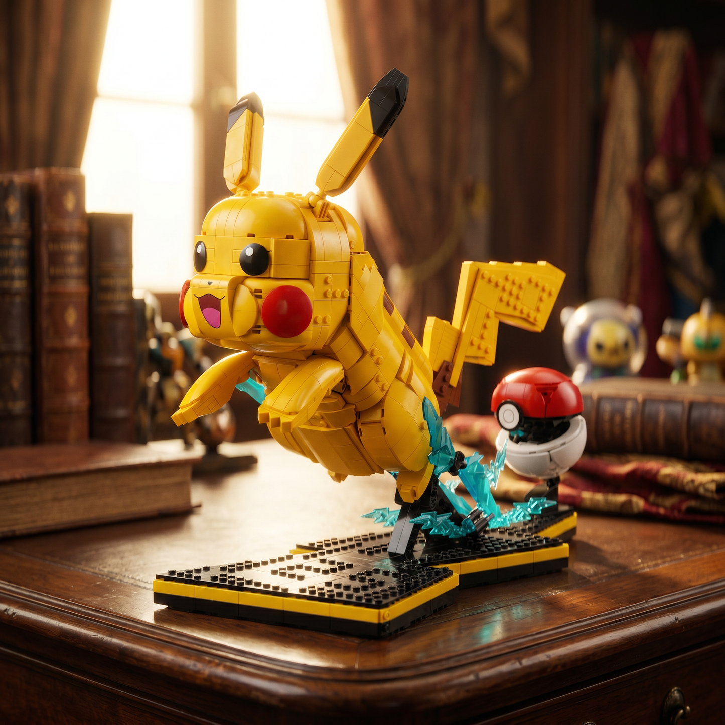 Pok&eacute;mon - Pikachu e Pokebola (2050 pe&ccedil;as)