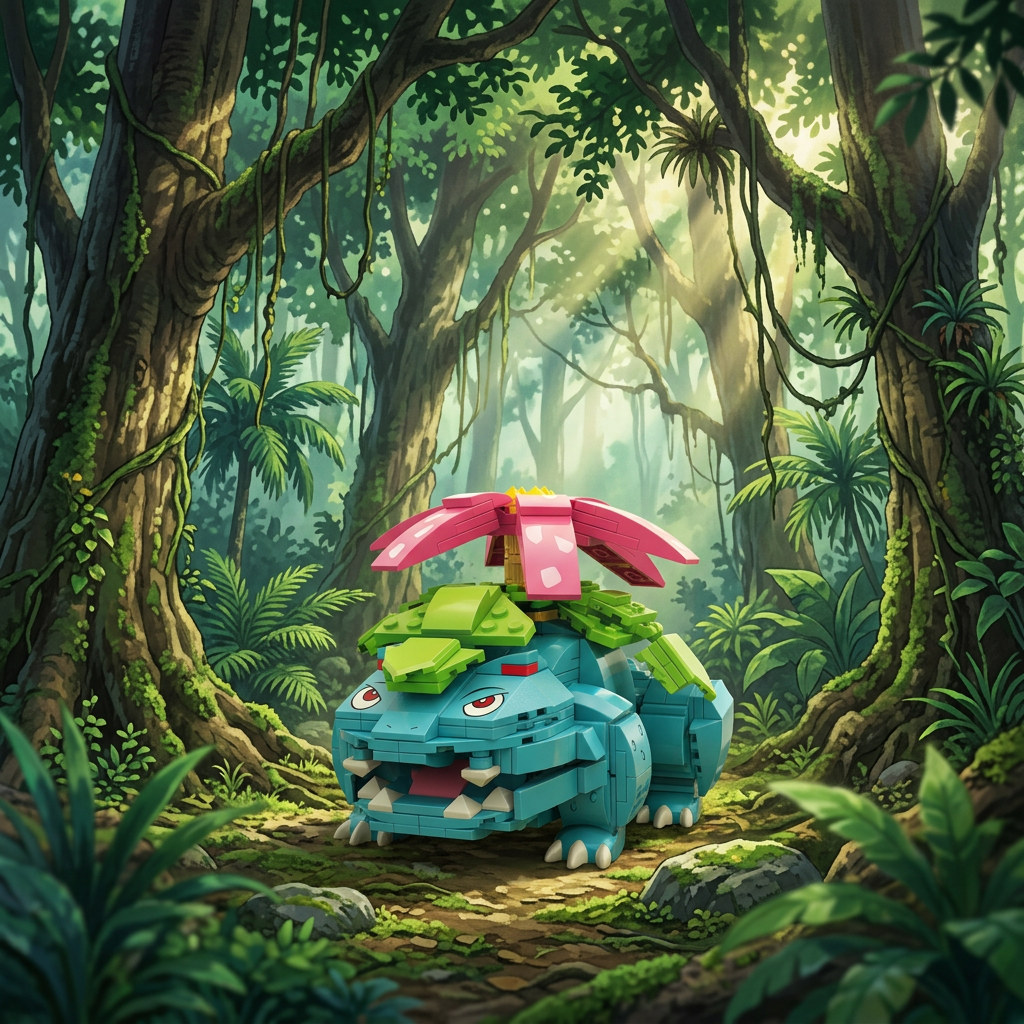 Pok&eacute;mon - Venusaur (497 pe&ccedil;as)