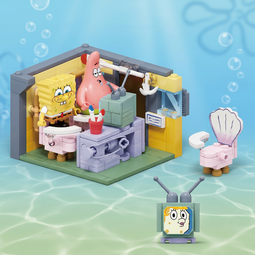 Bob Esponja - Escola de Barcos da Sra. Baiacu (629 pe&ccedil;as)