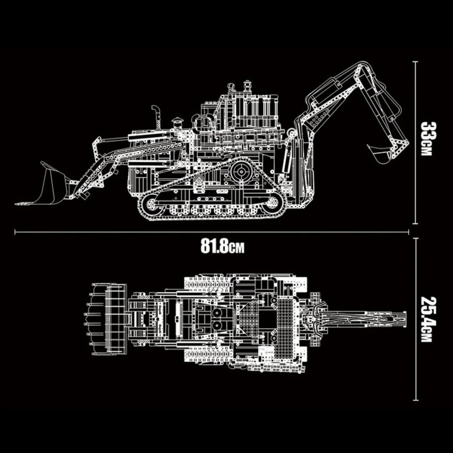 Trator Caterpillar D11 (3963 pe&ccedil;as)