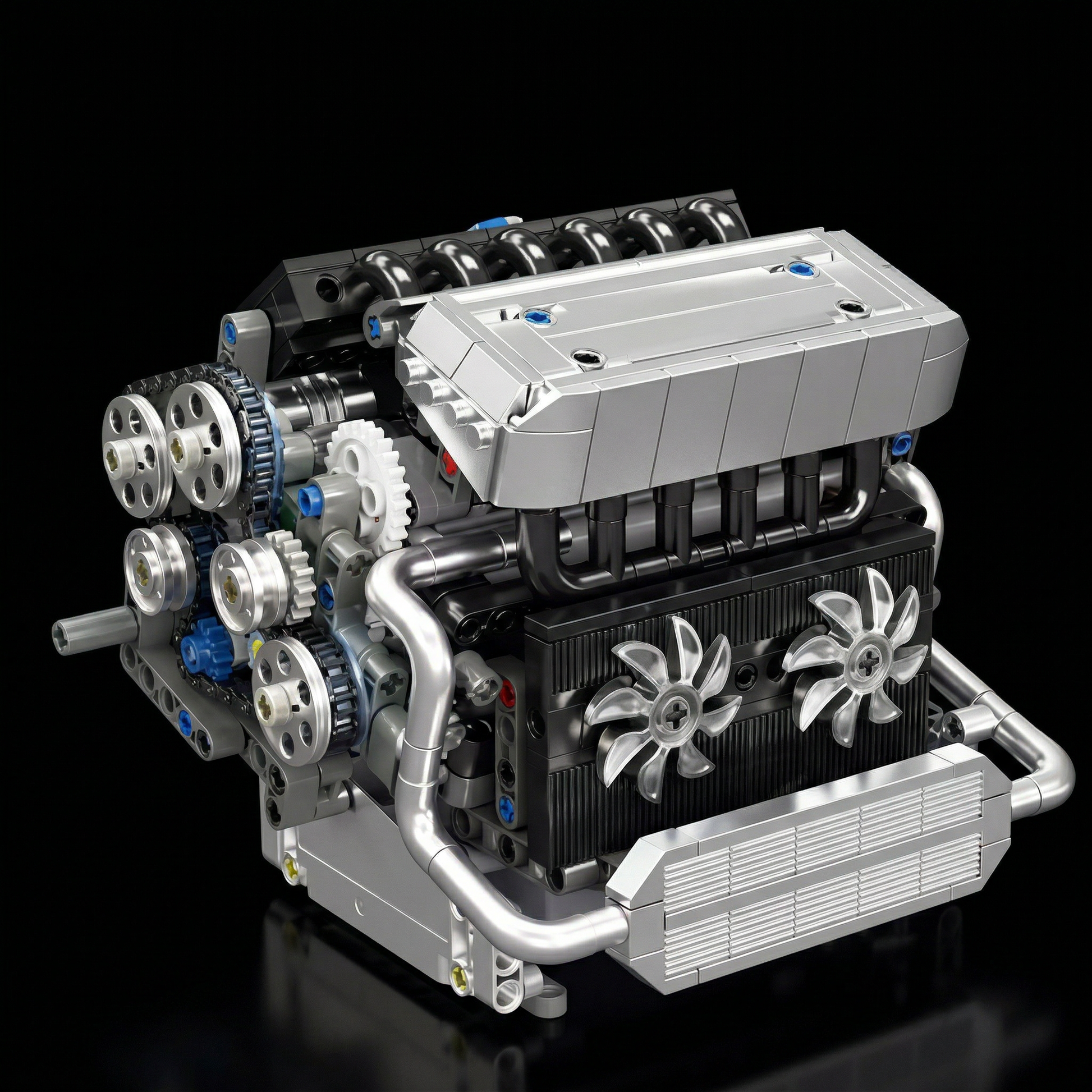 Motor S55 Inline-6 (744 pe&ccedil;as)
