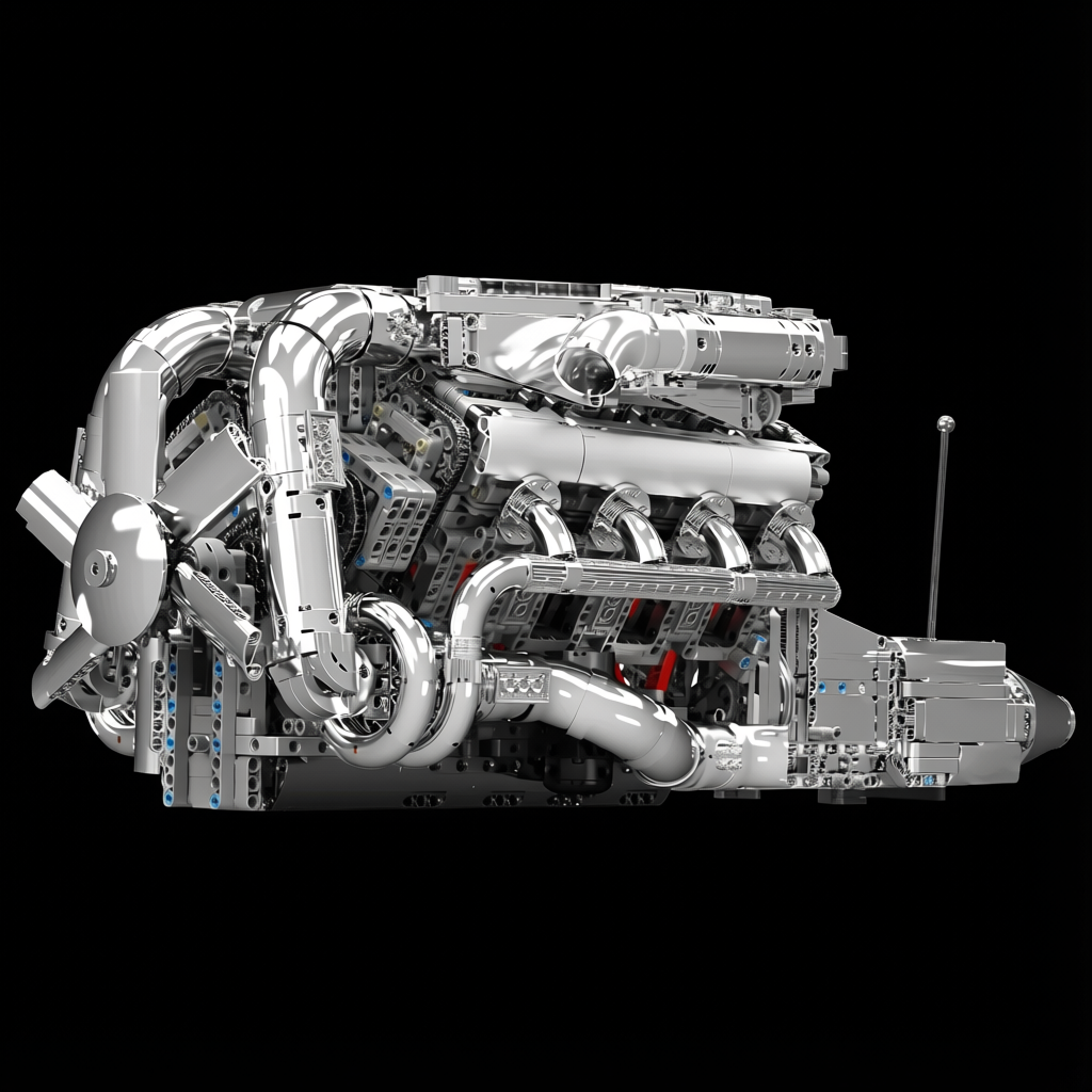 Motor Hypercar com C&acirc;mbio W16 (2899 pe&ccedil;as)