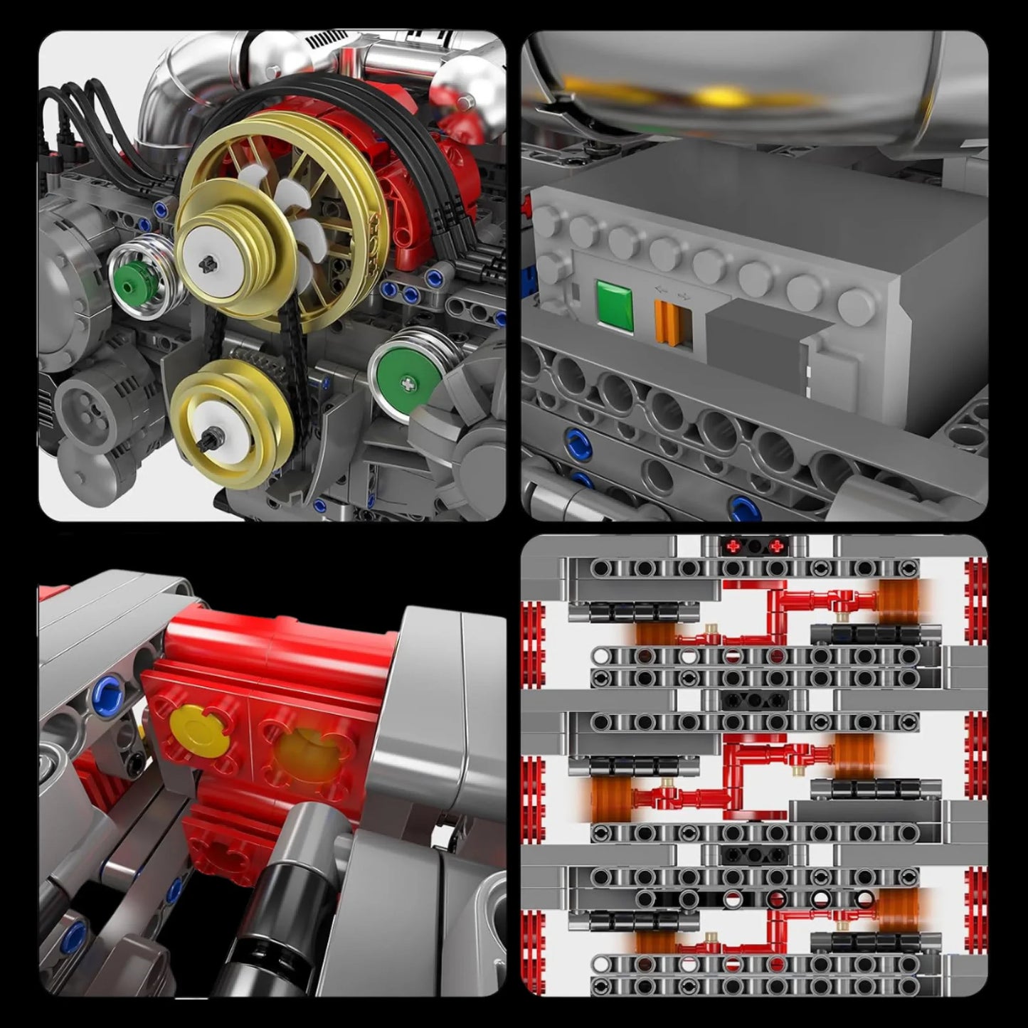 Motor W16 (2373 peças)