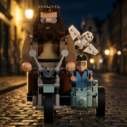 Harry Potter - Hagrid & Harry's Motocicleta (617 pe&ccedil;as)