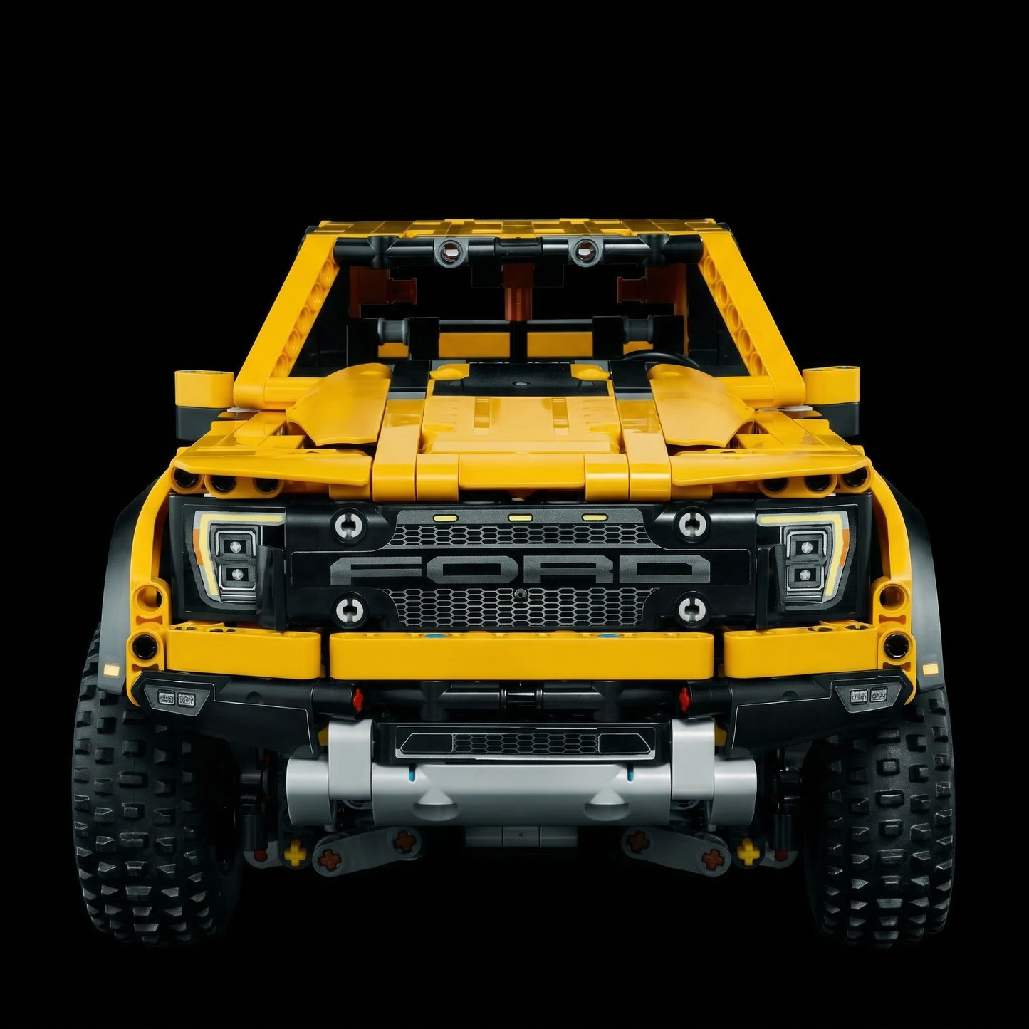 Ford F-150 Raptor Amarelo (1379 pe&ccedil;as)