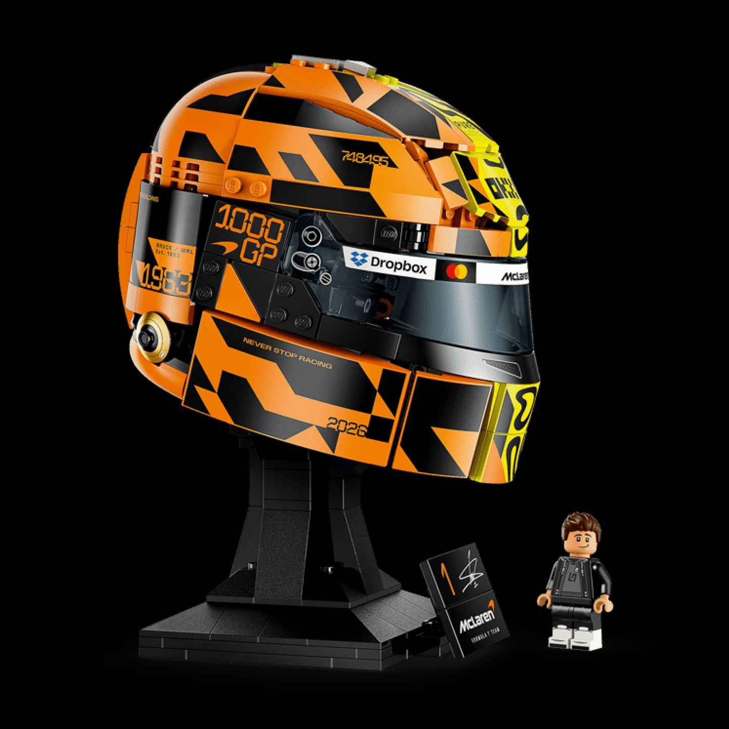 Capacete McLaren Mastercard - Lando Norris (793 pe&ccedil;as)