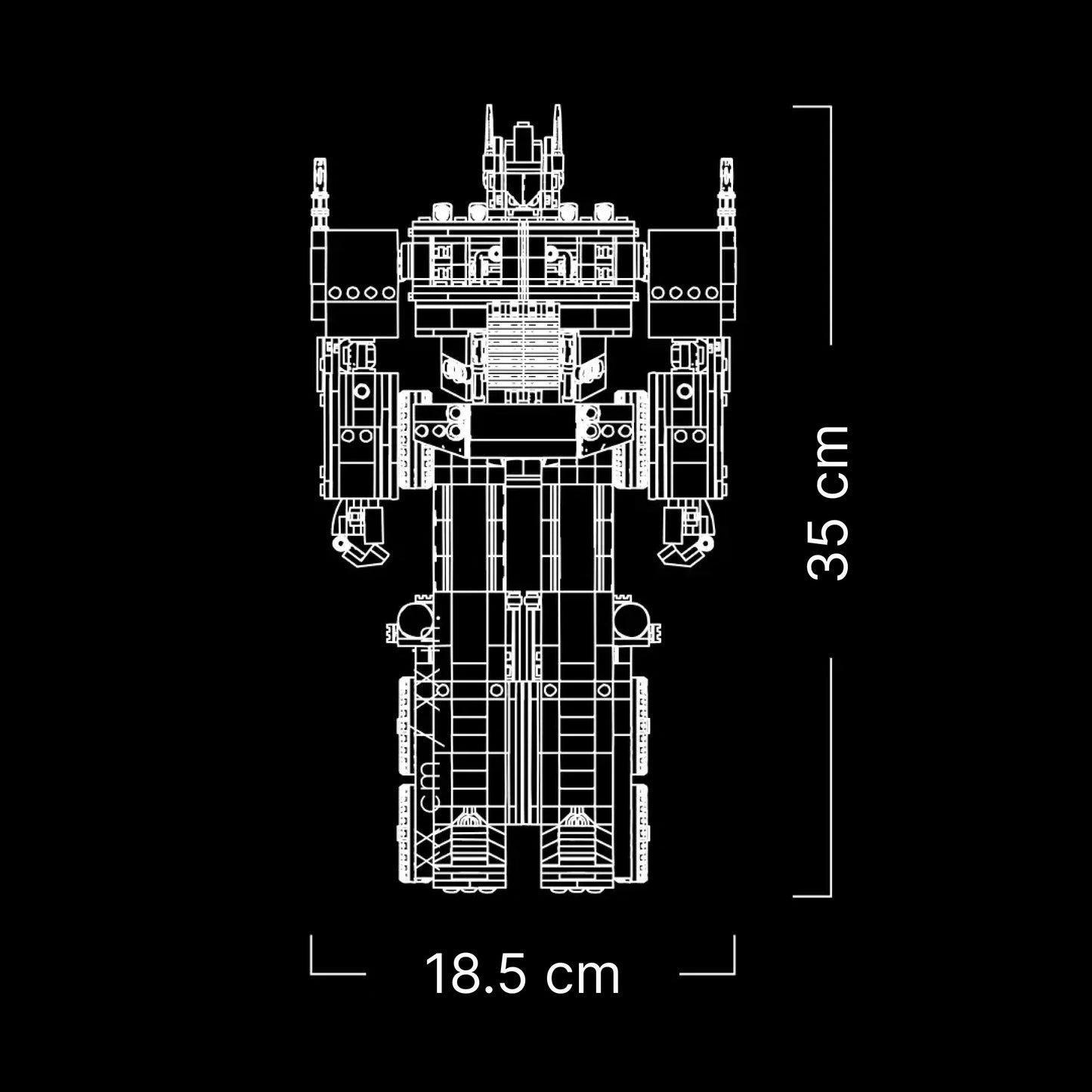 Transformers - Optimus Prime (1508 pe&ccedil;as)