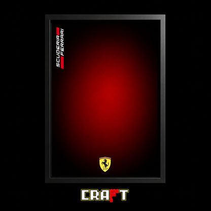 Quadro Fosco para a F&oacute;rmula-1 Ferrari SF24 Degrade