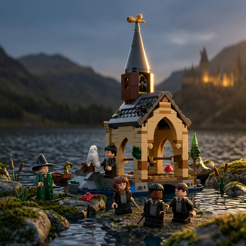Harry Potter - Casa de Barco: Castelo de Hogwarts (350 pe&ccedil;as)