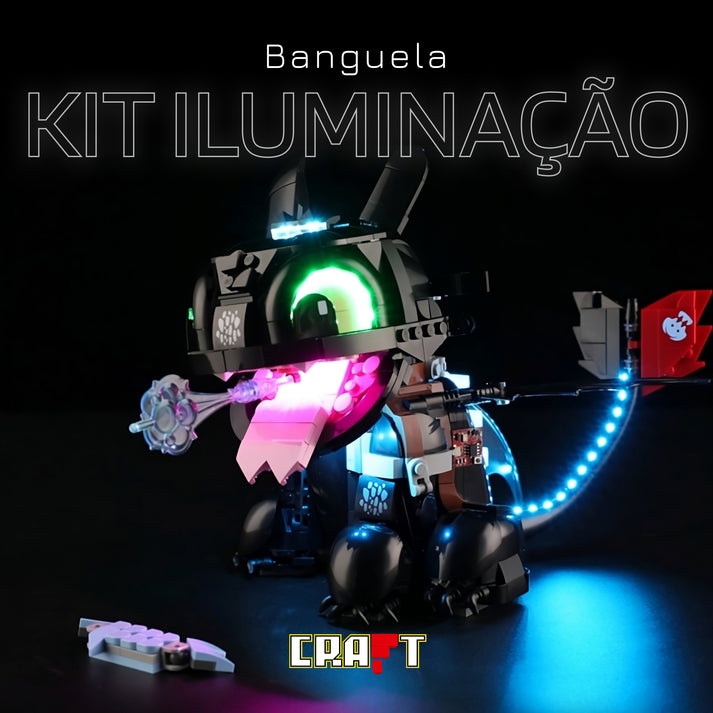 Ilumina&ccedil;&atilde;o para Como Treinar o Seu Drag&atilde;o - Banguela - Brics Craft