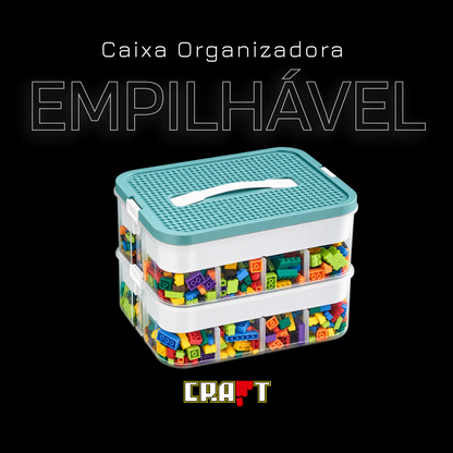 Caixa Organizadora Empilh&aacute;vel