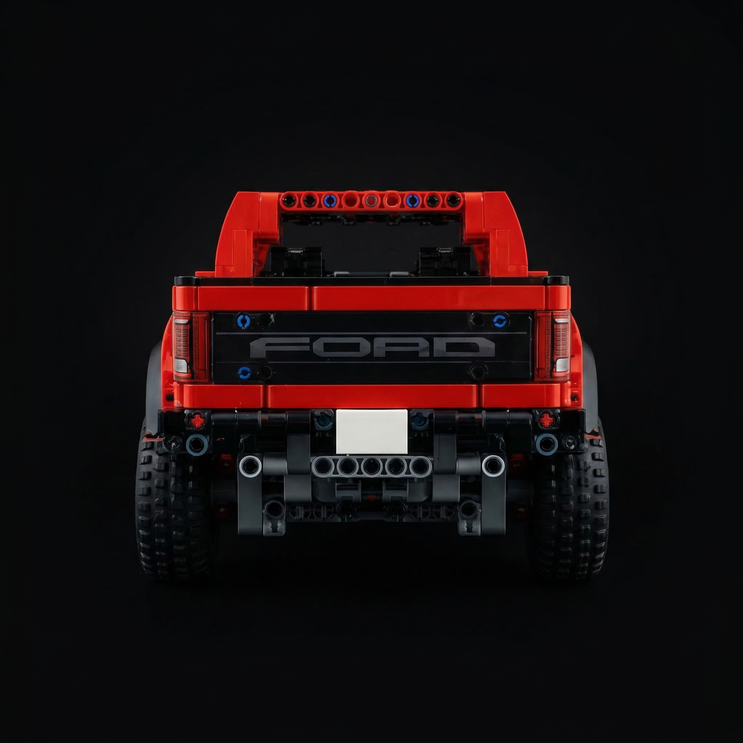 Ford F-150 Raptor Vermelho (1379 pe&ccedil;as)