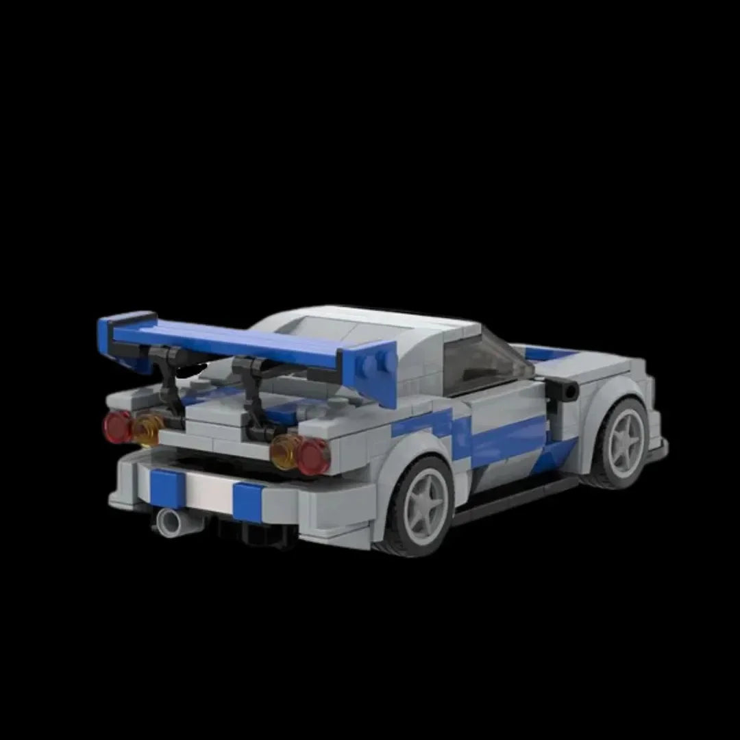 Nissan Skyline R34 (332 p&ccedil;s) - Brics Craft