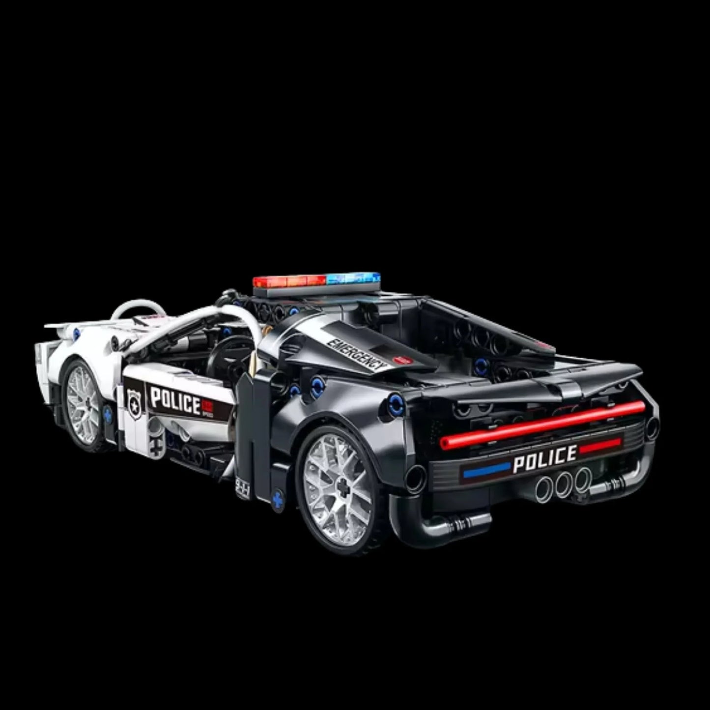 Bugatti Chiron de Pol&iacute;cia (410 pe&ccedil;as)