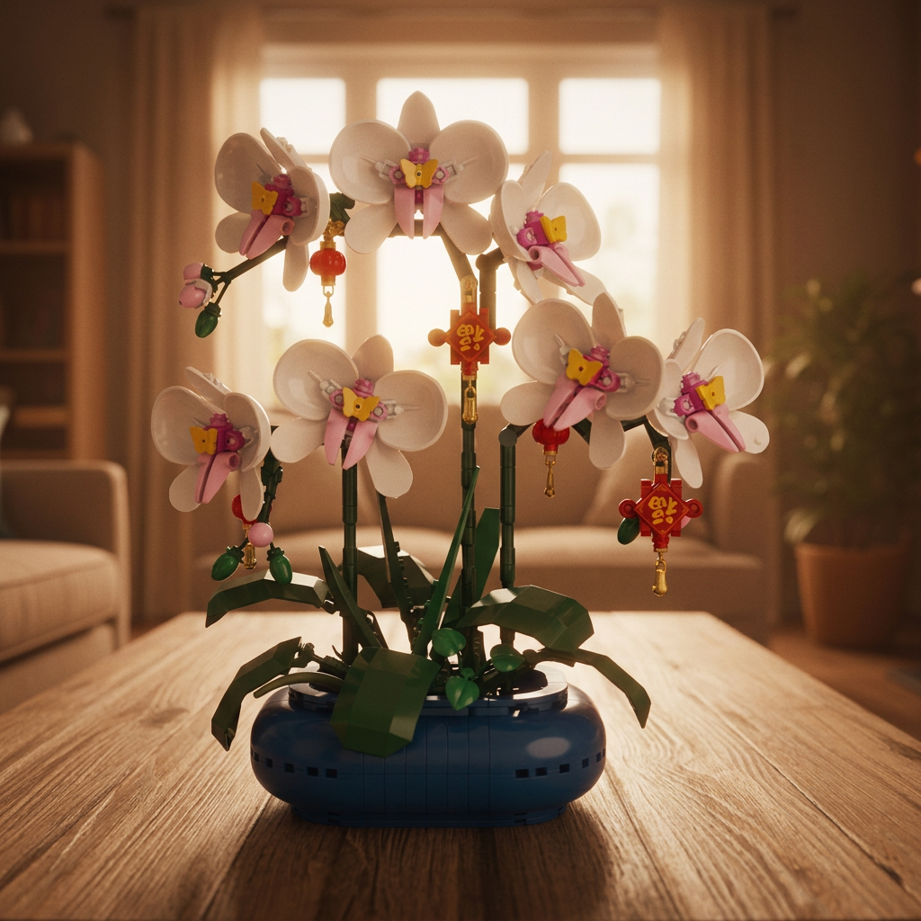 Orqu&iacute;dea Phalaenopsis em Vaso (587 pe&ccedil;as)