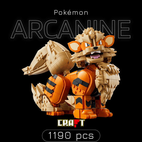 Pok&eacute;mon - Arcanine (1190 pe&ccedil;as)
