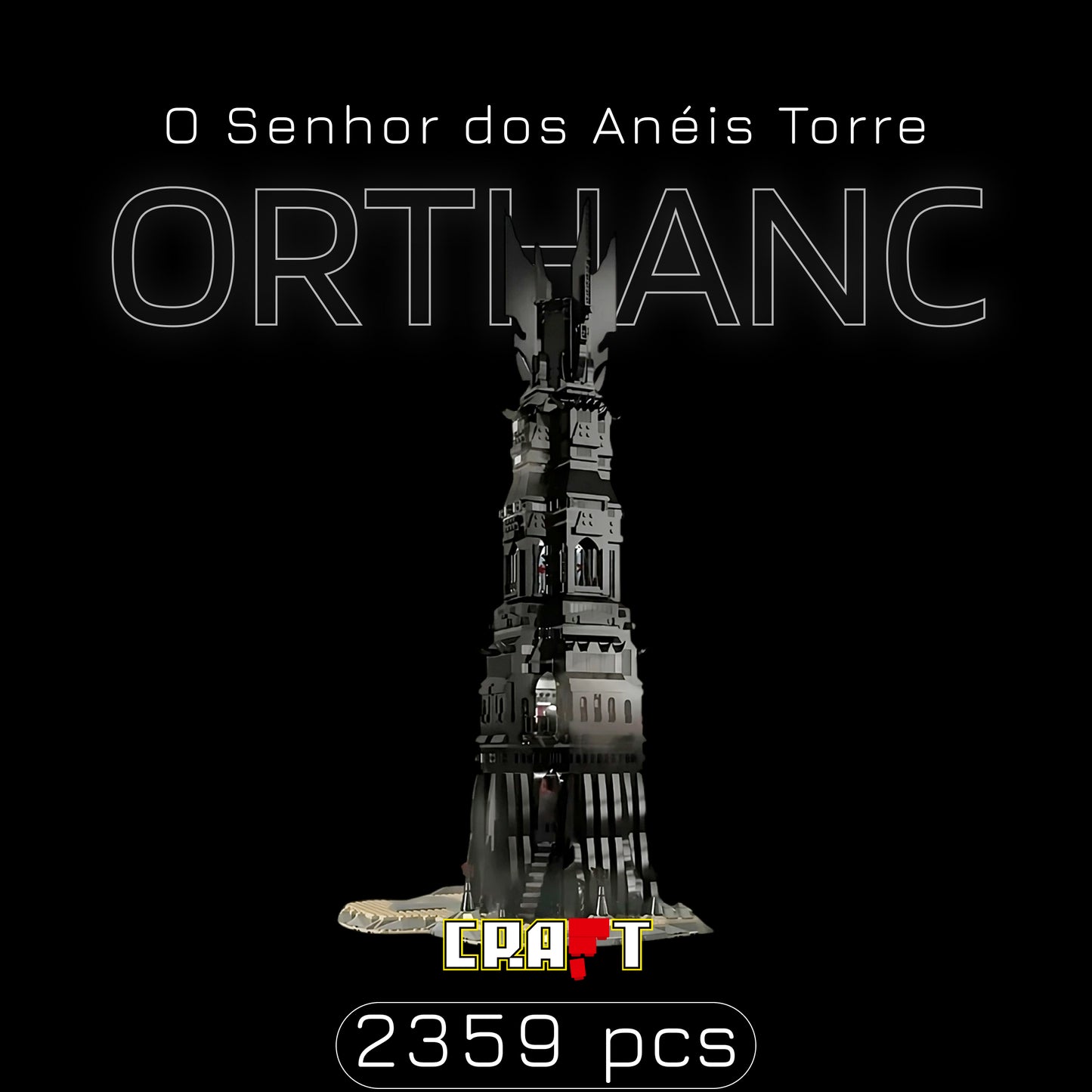 O Senhor dos An&eacute;is - Torre de Orthanc (2359 pe&ccedil;as)