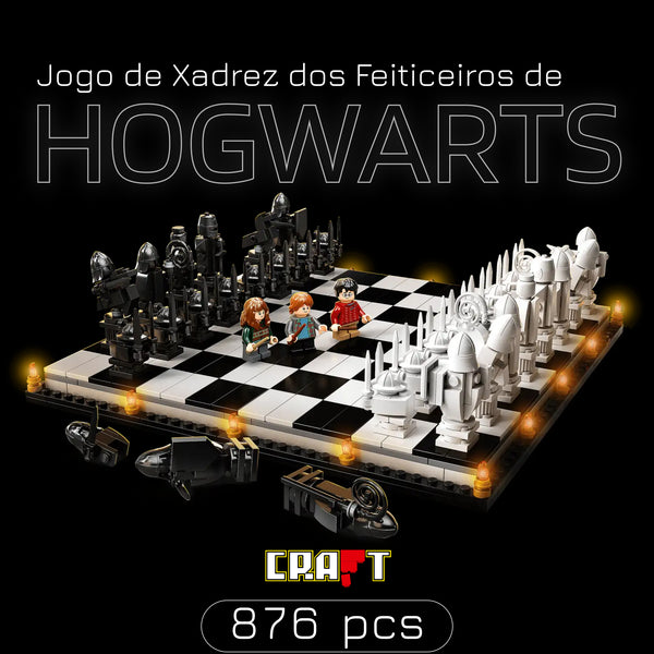 Harry Potter - Jogo de Xadrez dos Feiticeiros de Hogwarts - (876 peças)