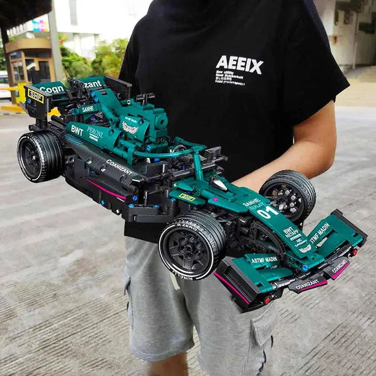 F&oacute;rmula 1 - Aston Martin AMR21 (1089 p&ccedil;s) - Brics Craft