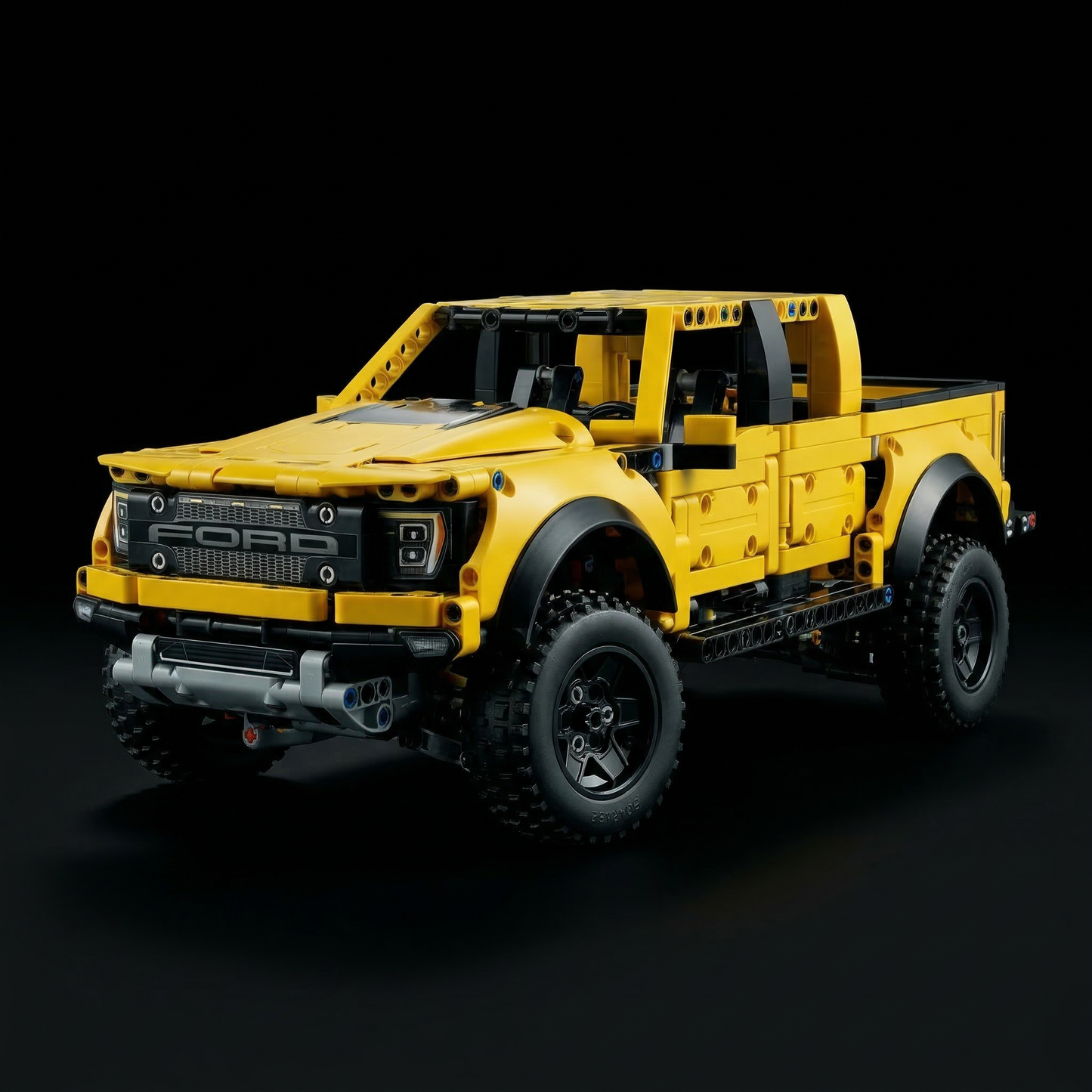Ford F-150 Raptor Amarelo (1379 pe&ccedil;as)