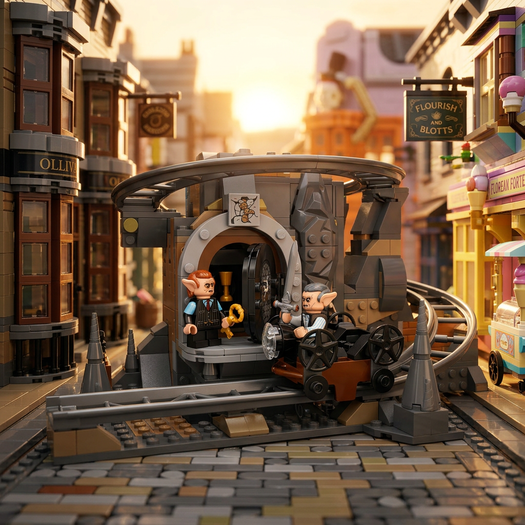 Harry Potter - Gringotts: O Banco dos Feiticeiros (4803 pe&ccedil;as)