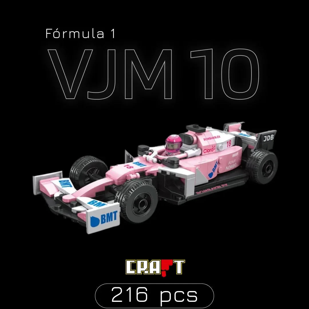 F&oacute;rmula 1 - VJM 10 Rosa (216 p&ccedil;s) - Brics Craft