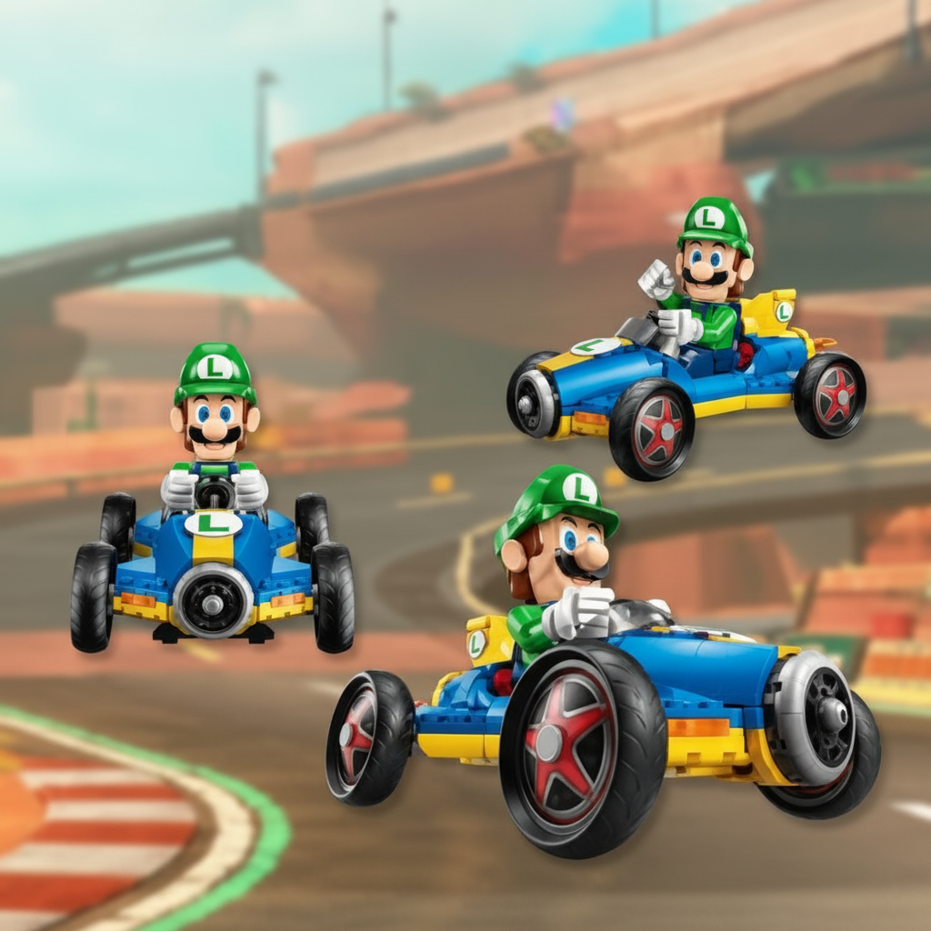 Oferta Exclusiva deste An&uacute;ncio I Mario Kart - Luigi (2234 pe&ccedil;as)
