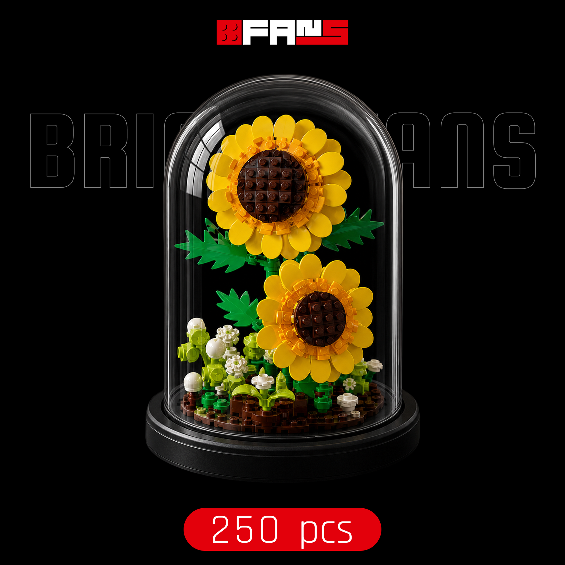 Redoma de Girass&oacute;is (250 pe&ccedil;as) | Capa 1
