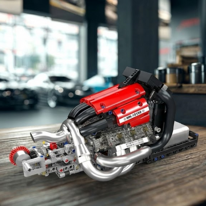 Motor V6 STR13 Motorizado (980 pe&ccedil;as) - Brics Craft