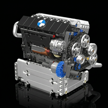 Motor S55 Inline-6 (744 pe&ccedil;as)