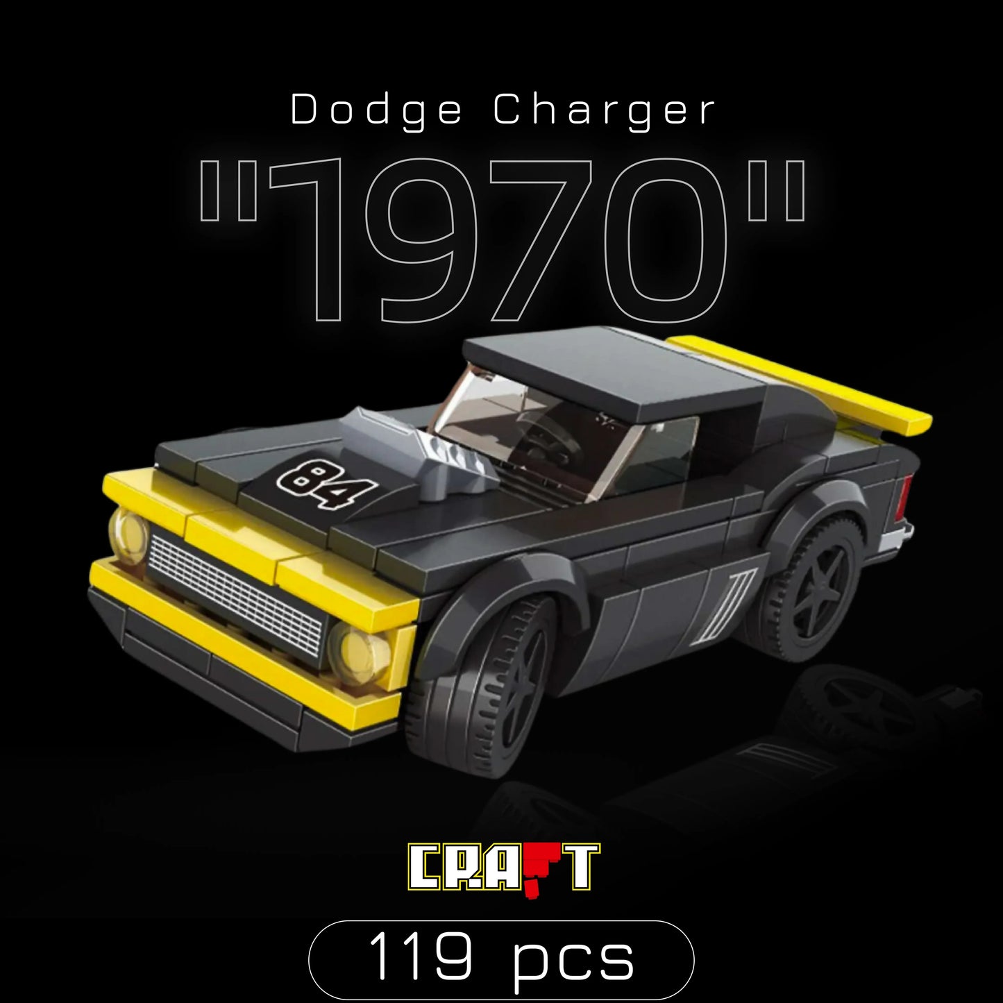 Dodge Charger "1970" (119 p&ccedil;s) - Brics Craft