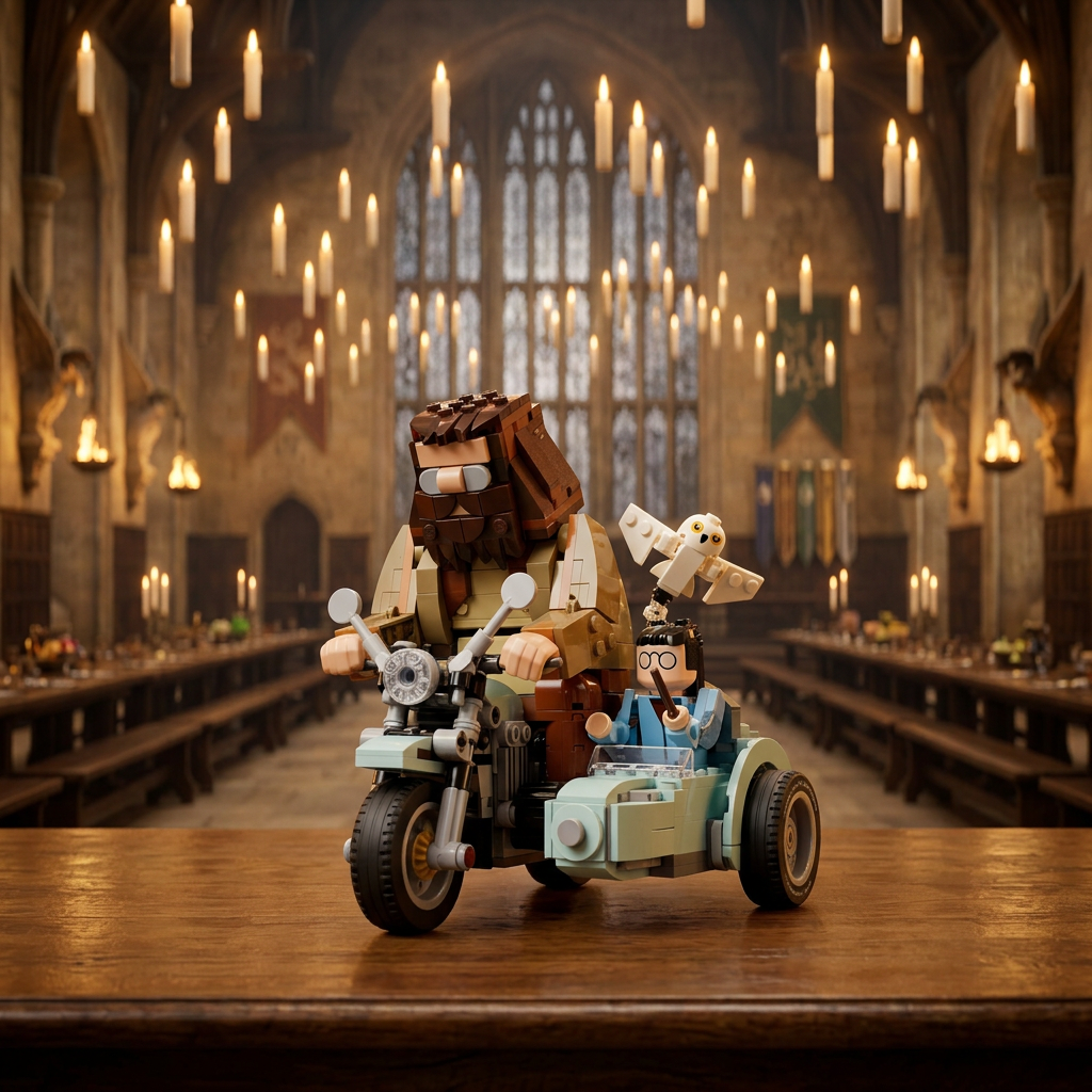 Harry Potter - Hagrid & Harry's Motocicleta (617 pe&ccedil;as)
